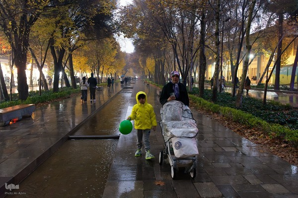 بارش باران پاییزی