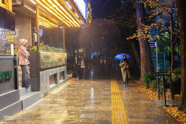 بارش باران پاییزی