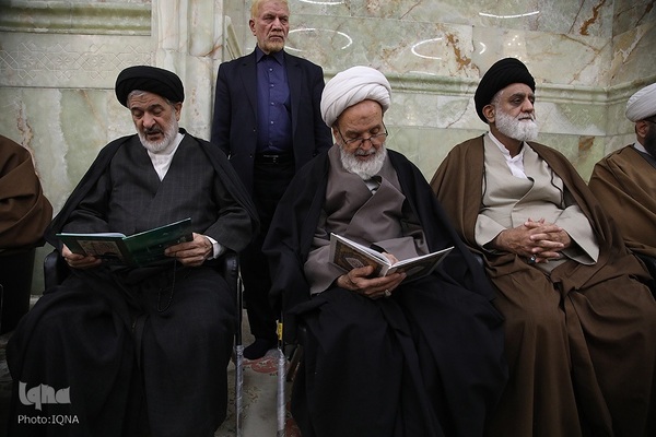 مراسم بزرگداشت آیت الله گلپایگانی در مسجد اعظم قم