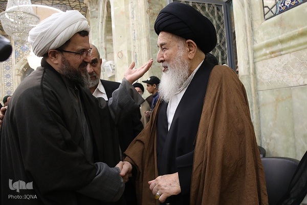 مراسم بزرگداشت آیت الله گلپایگانی در مسجد اعظم قم