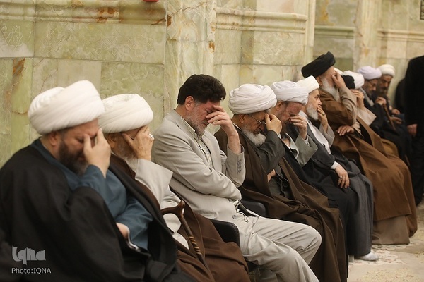 مراسم بزرگداشت آیت الله گلپایگانی در مسجد اعظم قم