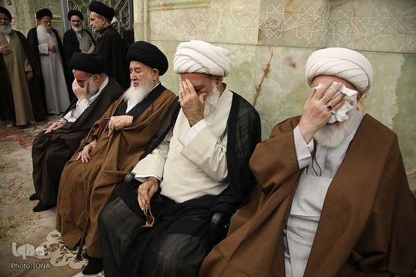 مراسم بزرگداشت آیت الله گلپایگانی در مسجد اعظم قم