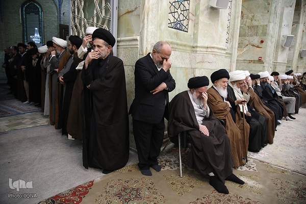 مراسم بزرگداشت آیت الله گلپایگانی در مسجد اعظم قم