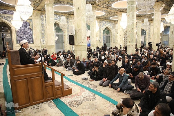 مراسم بزرگداشت آیت الله گلپایگانی در مسجد اعظم قم