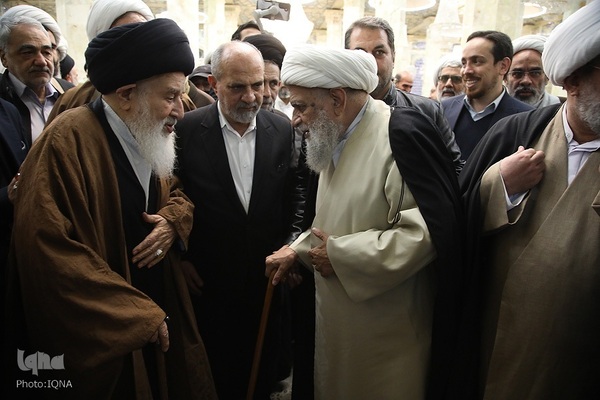 مراسم بزرگداشت آیت الله گلپایگانی در مسجد اعظم قم