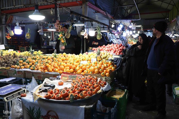 بازار شب یلدا - تبریز