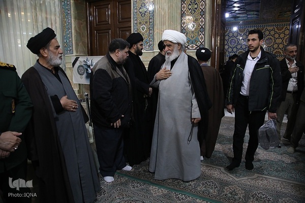 مراسم یادبود آیت‌الله سید محمد شاهچراغی در قم