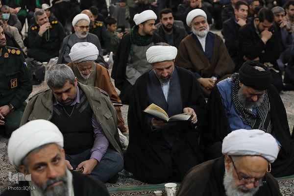 مراسم یادبود آیت‌الله سید محمد شاهچراغی در قم