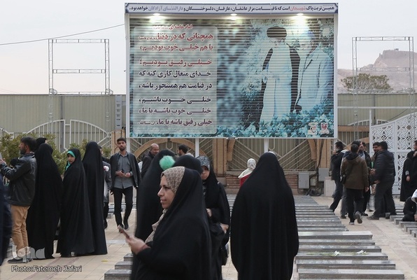 گلزار شهدای کرمان در آستانه سالگرد شهادت سردار سلیمانی