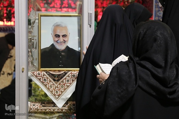 گلزار شهدای کرمان در آستانه سالگرد شهادت سردار سلیمانی