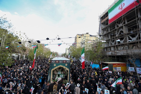 آیین تشییع پیکر مطهر شهدا