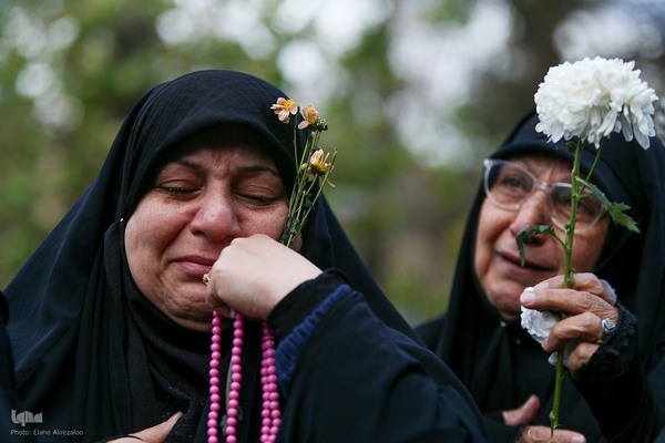 آیین تشییع پیکر مطهر شهدا