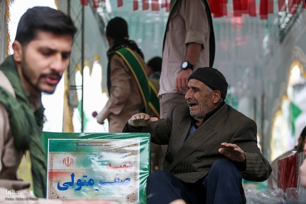 آیین تشییع پیکر مطهر شهدا