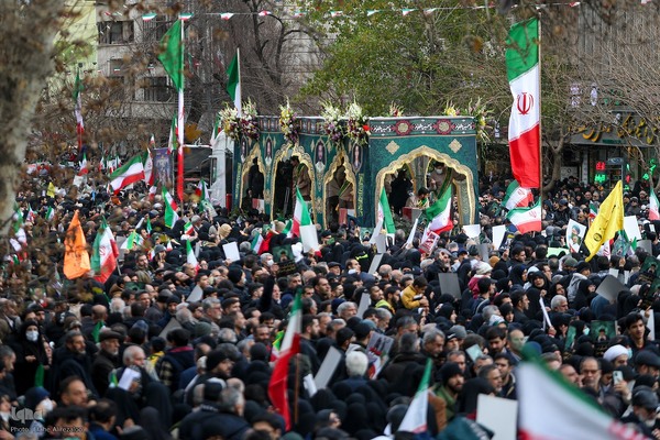 آیین تشییع پیکر مطهر شهدا