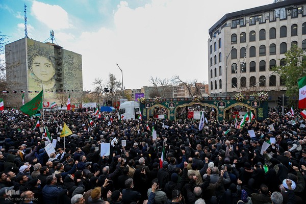 آیین تشییع پیکر مطهر شهدا