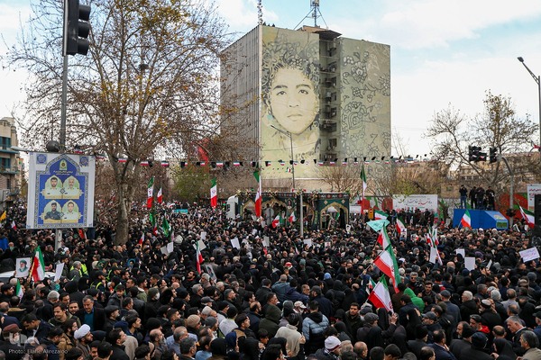 آیین تشییع پیکر مطهر شهدا