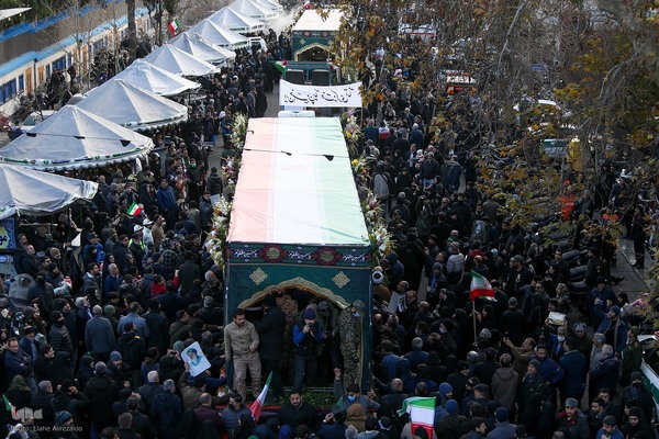 آیین تشییع پیکر مطهر شهدا