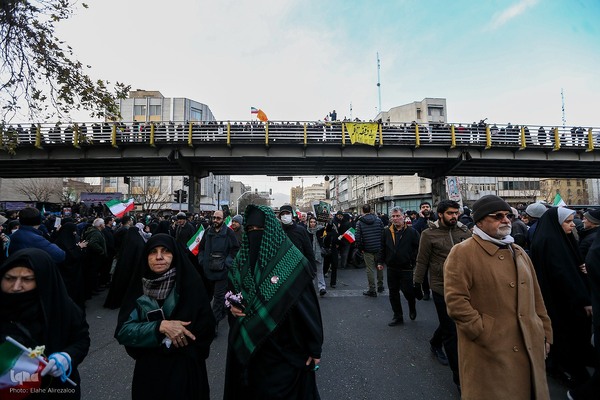 آیین تشییع پیکر مطهر شهدا