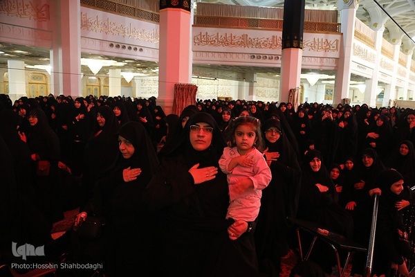 شب شهادت امام موسی کاظم(ع) در حرم حضرت معصومه(س)