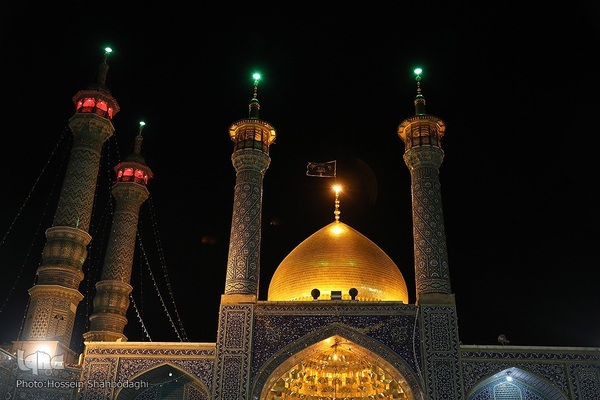 شب شهادت امام موسی کاظم(ع) در حرم حضرت معصومه(س)