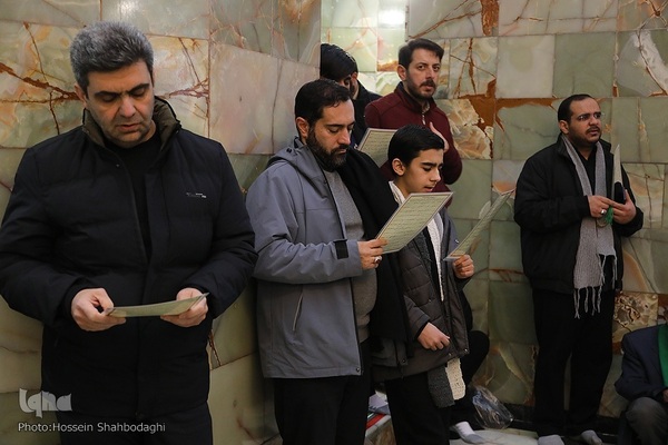 شب شهادت امام موسی کاظم(ع) در حرم حضرت معصومه(س)