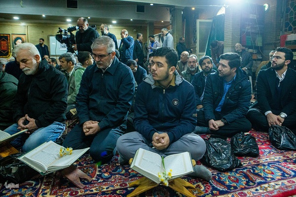 محفل قرآن در مسجد ابوذر تهران