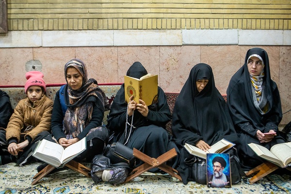 محفل قرآن در مسجد ابوذر تهران