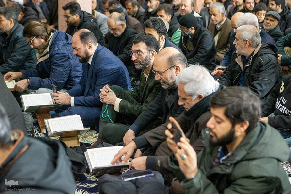 محفل قرآن در مسجد ابوذر تهران