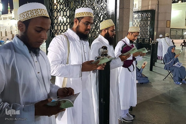 حرم مطهر نبوی میعادگاه عاشقان پیامبر رحمت