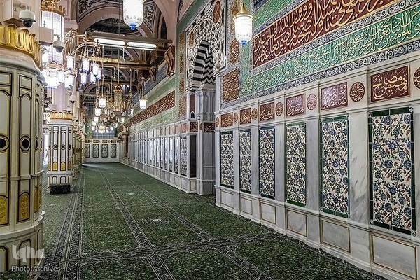 حرم مطهر نبوی میعادگاه عاشقان پیامبر رحمت
