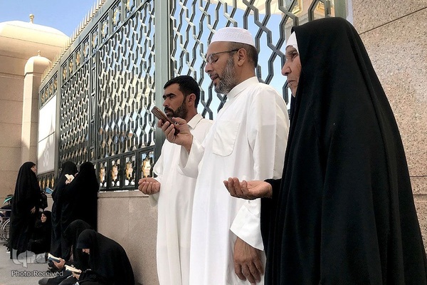 حرم مطهر نبوی میعادگاه عاشقان پیامبر رحمت