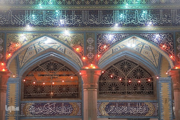 چراغانی مسجد جمکران در آستانه نیمه شعبان