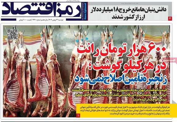 صفحات نخست روزنامه‌های دوشنبه ۱۳ بهمن ۱۴۰۴
