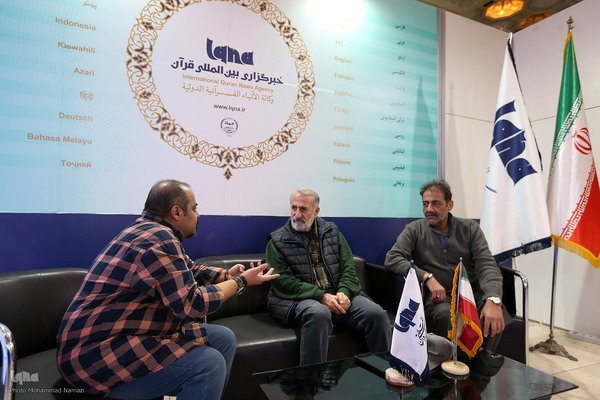 مهمانان غرفه ایکنا در نمایشگاه قرآن