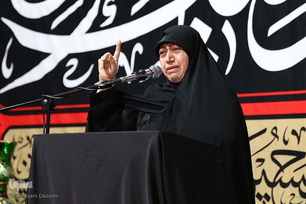 تجمع حماسی بانوان قزوینی در سوگ رهبر شهید