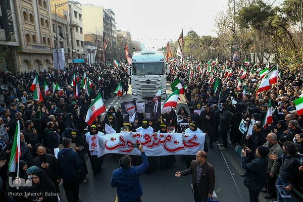 تشییع پیکر فرماندهان شهید
