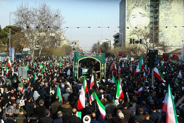 تشییع پیکر فرماندهان شهید