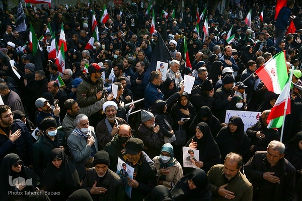 تشییع پیکر فرماندهان شهید