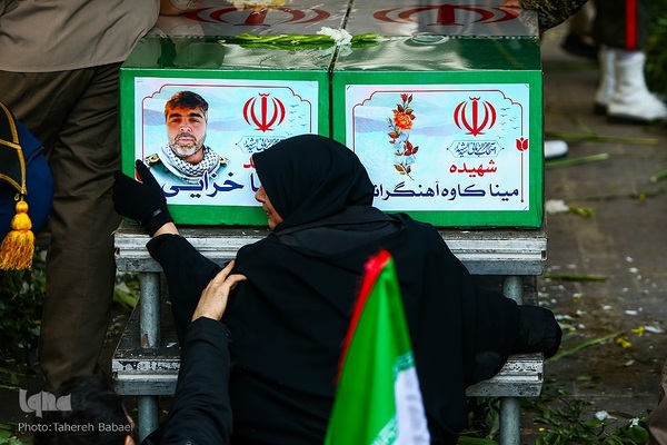 تشییع پیکر فرماندهان شهید
