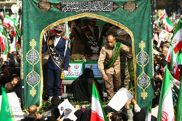 تشییع پیکر فرماندهان شهید