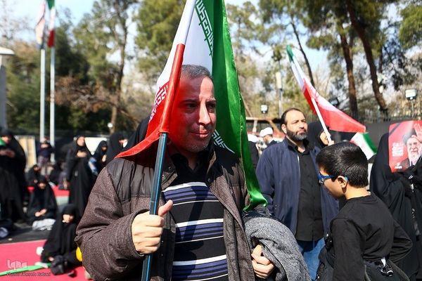 مراسم تشییع پیکر شهدا از میدان انقلاب