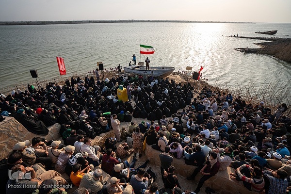 یادمان نهر خیّن میزبان کاروان راهیان نور