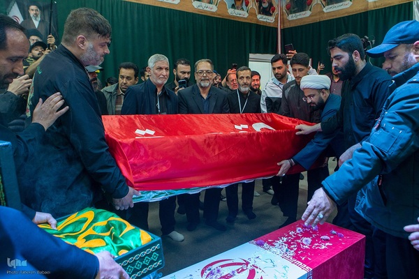 حضور خادمان بارگاه امام علی بن موسی الرضا در معراج الشهدا سپاه