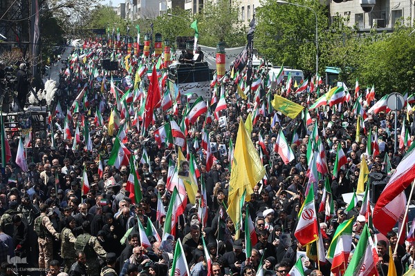 تهران در سوگ چهلمین روز شهادت رهبر شهید انقلاب اسلامی