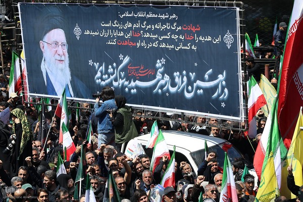 تهران در سوگ چهلمین روز شهادت رهبر شهید انقلاب اسلامی