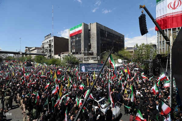 تهران در سوگ چهلمین روز شهادت رهبر شهید انقلاب اسلامی