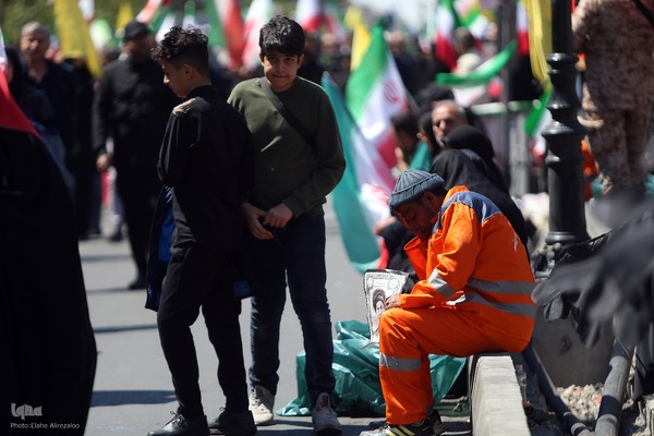 تهران در سوگ چهلمین روز شهادت رهبر شهید انقلاب اسلامی