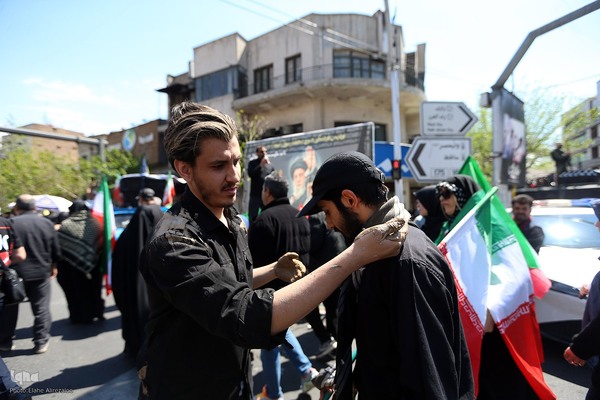 تهران در سوگ چهلمین روز شهادت رهبر شهید انقلاب اسلامی