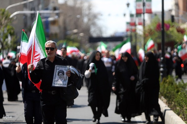 تهران در سوگ چهلمین روز شهادت رهبر شهید انقلاب اسلامی