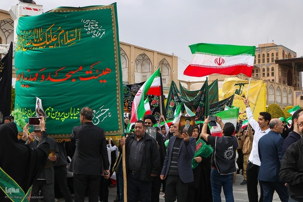 مراسم اربعین رهبر شهید انقلاب در اصفهان
